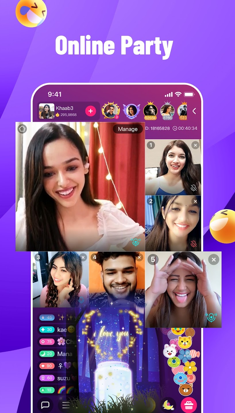 MemeLive app screen